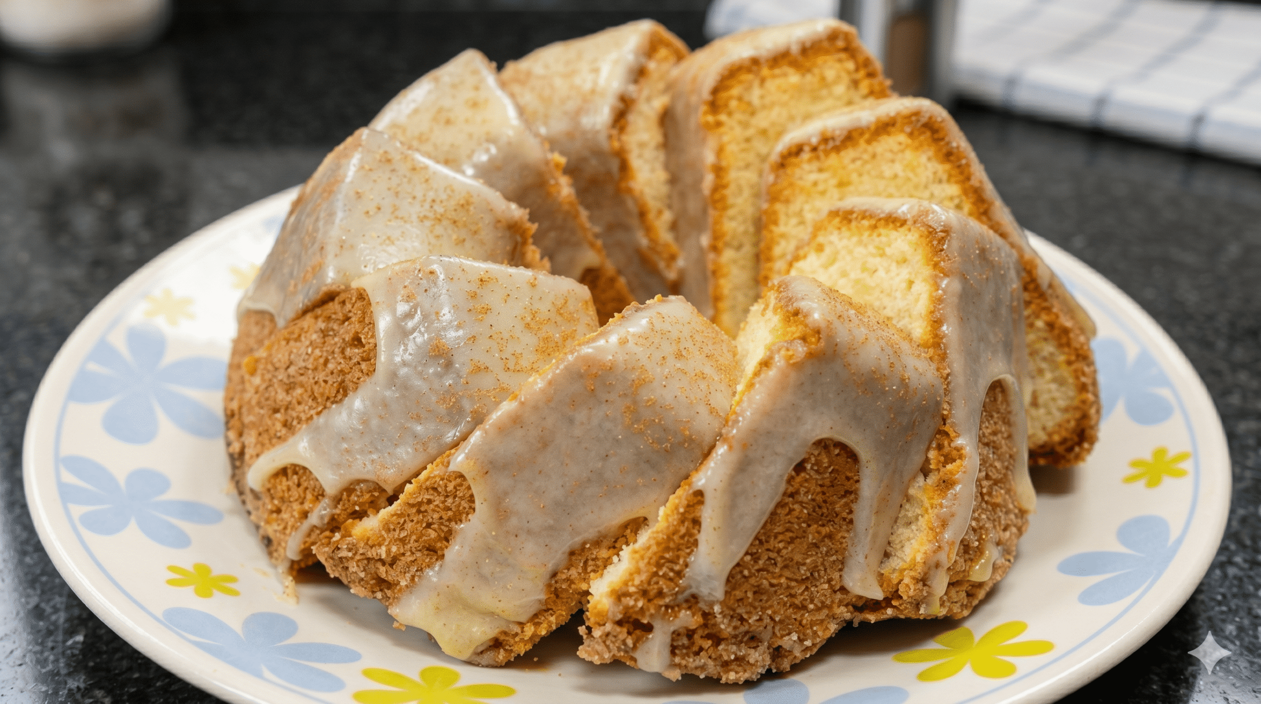 Bolo de Iogurte com Canela