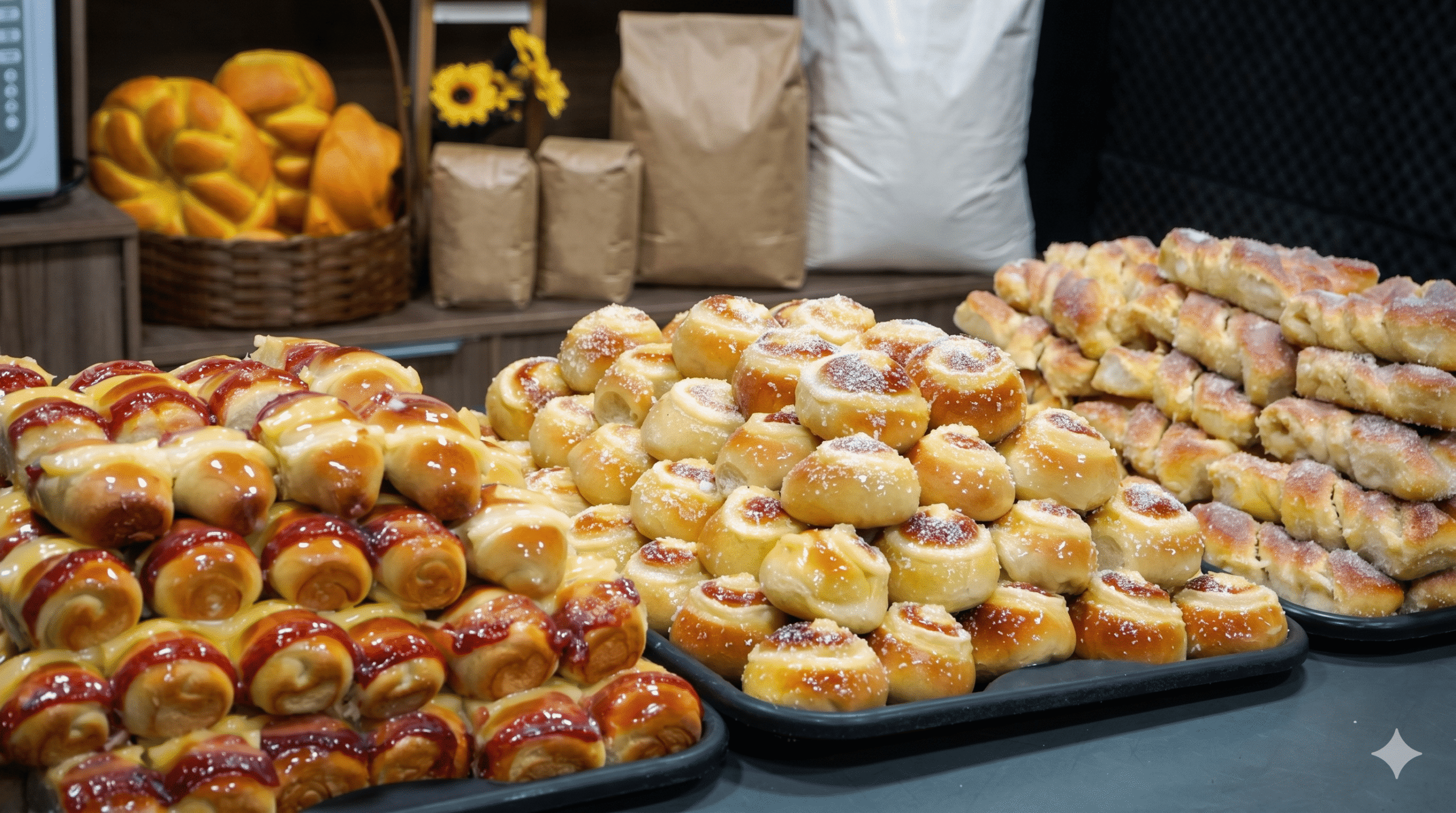 TRÊS ROSQUINHAS COM A MESMA MASSA (PRESTÍGIO, ROMEU E JULIETA E TRICOLO