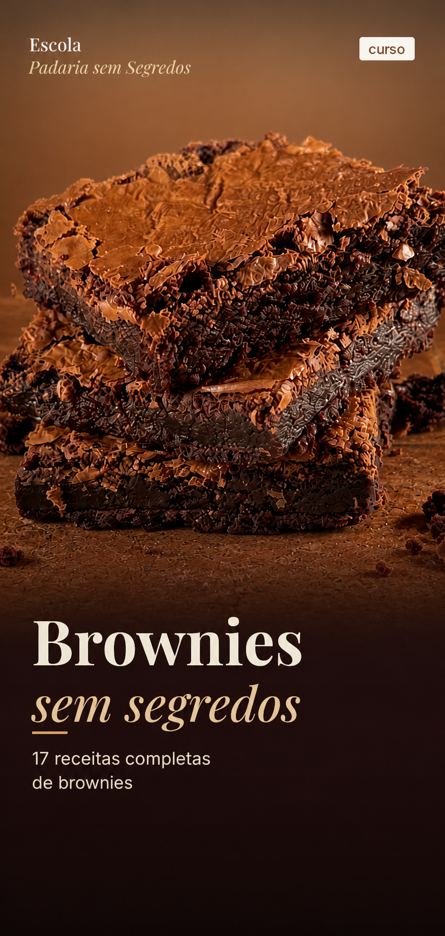 Curso Brownies Sem Segredos — Escola Padaria Sem Segredos