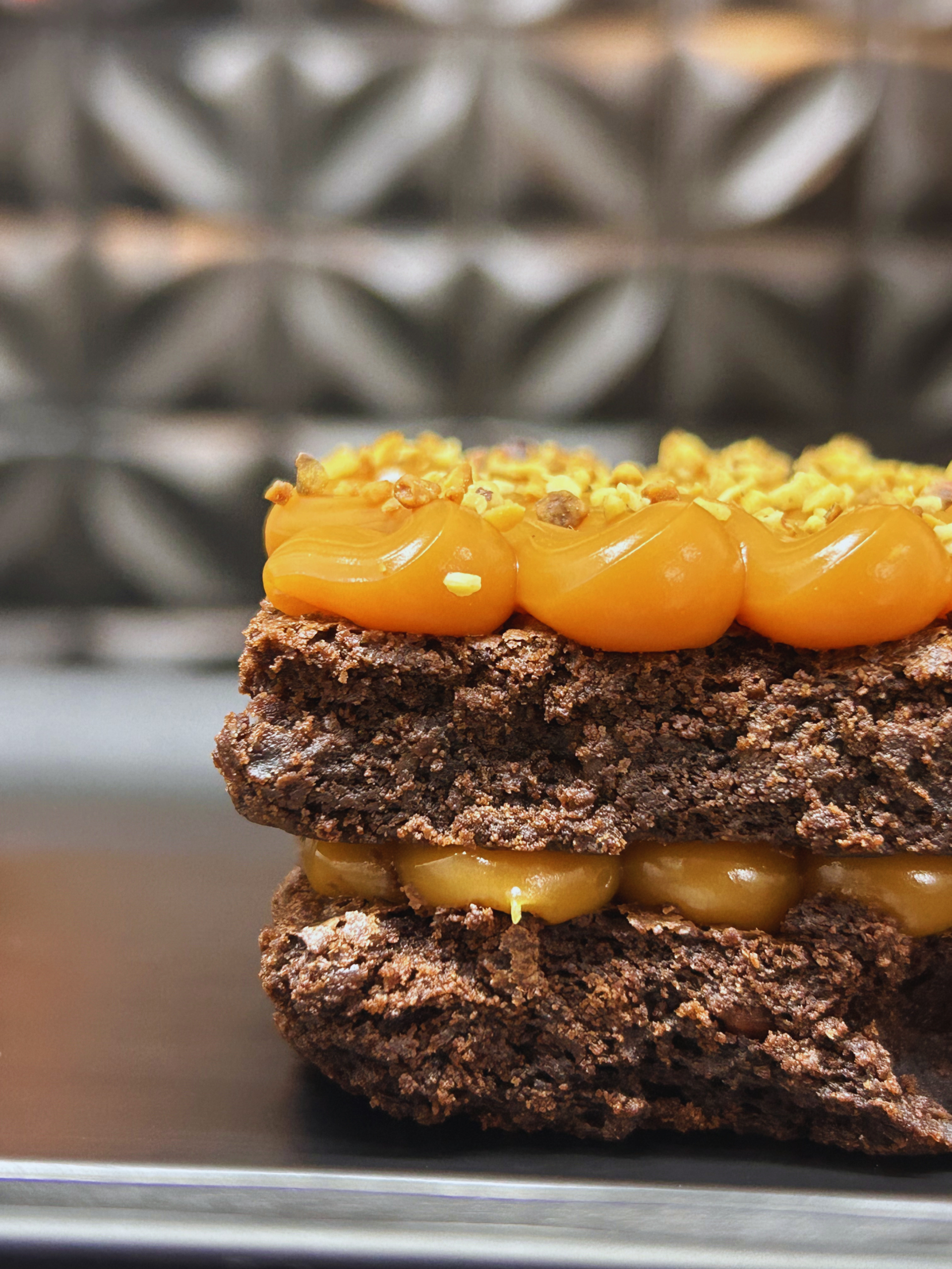 Brownie de Amêndoas Recheado