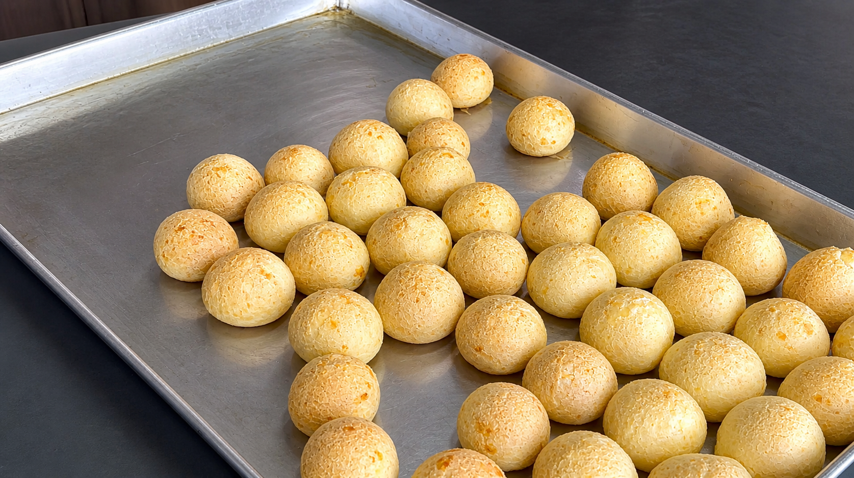 Massa de pão de queijo pronta para congelar